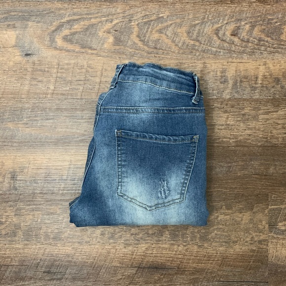 Revamped | Denim Blue Ripped Jeans - Picture 3 of 6